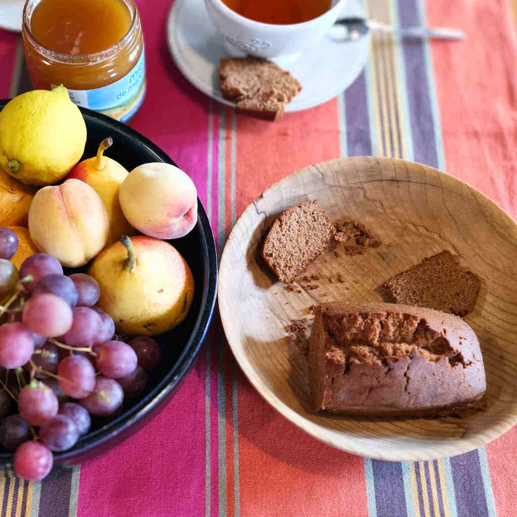 Pain d'épices artisanal sans gluten (200g) suggestion présentation Lacourcelle