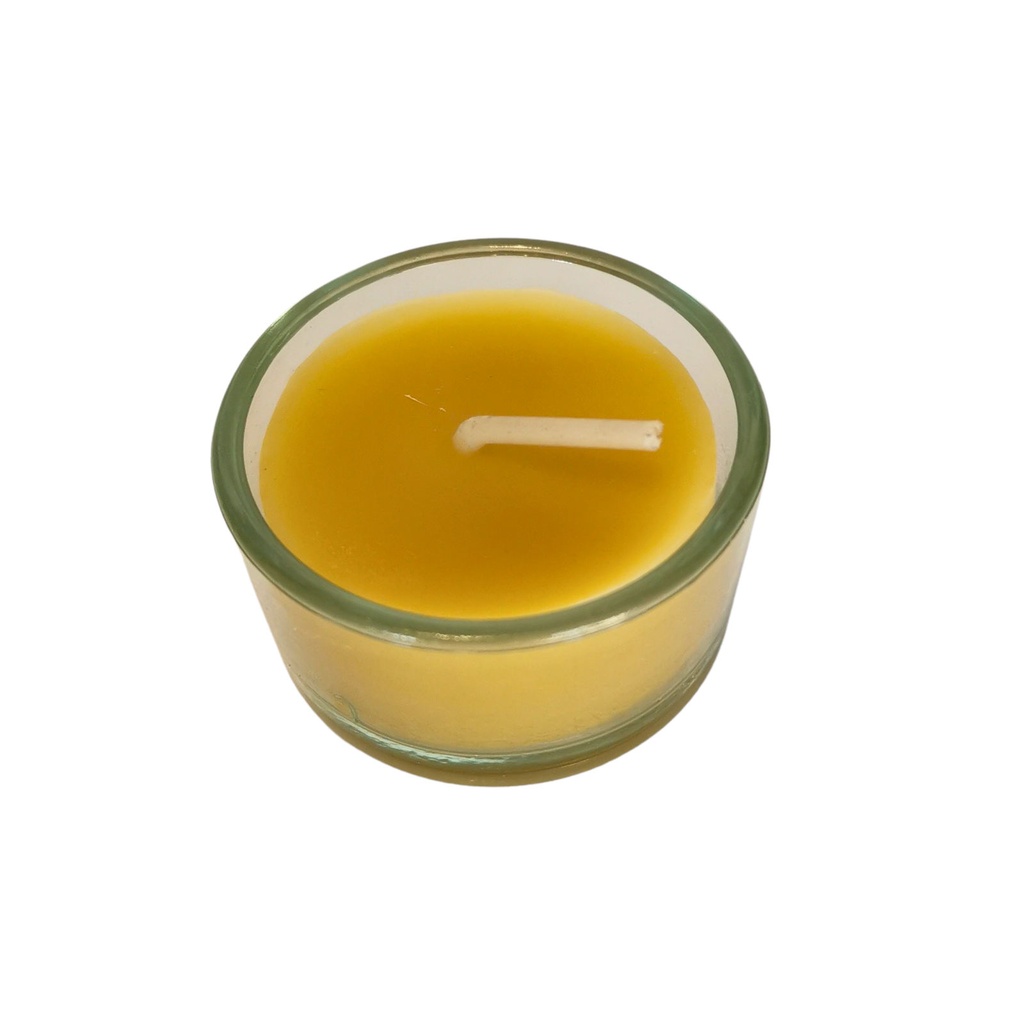 bougie chauffe plat 100% cire d'abeille bio [lot de 6]