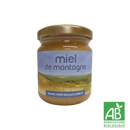 [MONT250] Miel de montagne Bio - pot de 250 g