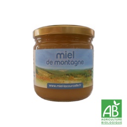 [MONT500] Miel de montagne Bio origine France - pot de 500 g