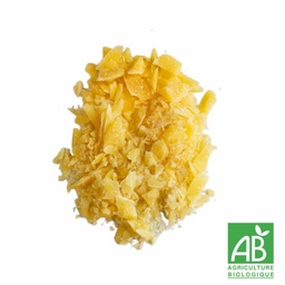 Cire d'abeille bio en copeaux