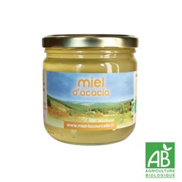 [ACACIA500] Miel d'acacia Bio origine France - pot de 500 g